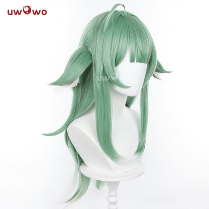 Uwowo Honkai Star Rail Huohuo HSR Huo Huo Cosplay Wig Green Middle Hair