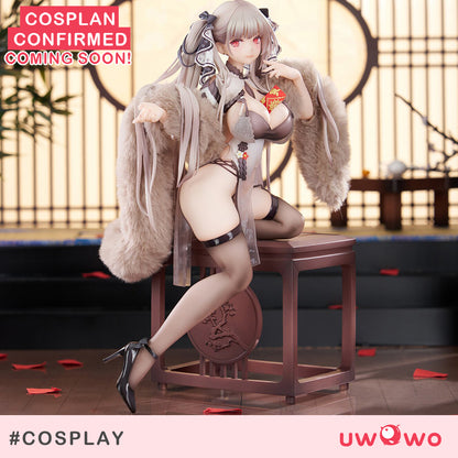 S-3XL INSTOCK Uwowo Azur Lane Formidable Still Illustration Ver. Cheongsam Boudoir Cosplay Costume S-3XL