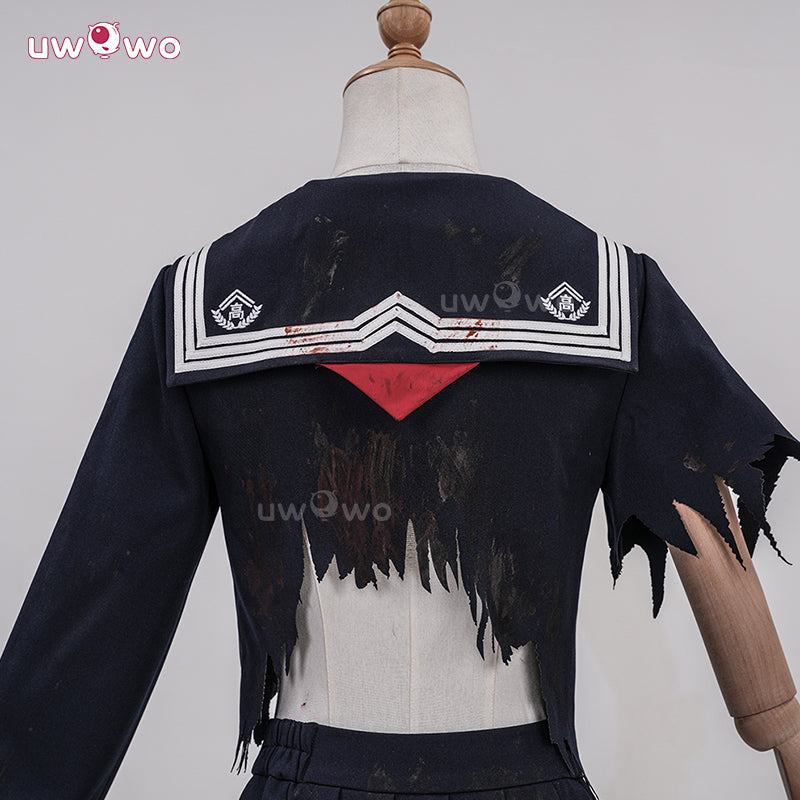 Uwowo Collab Series: DIY Blood Horror Game Fog Town Teen Girl Fox Form School Uniform Cosplay Costume XS-3XL