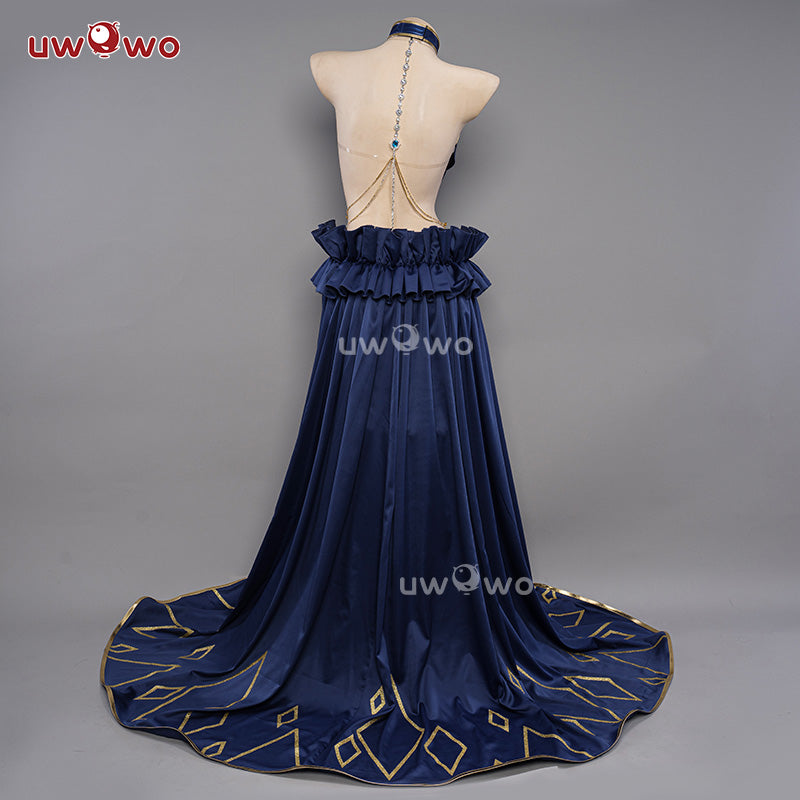 Uwowo Anime Code Geass: C.C. CC Chessboard Party Gown Mahjong Soul Collab Cosplay Costume