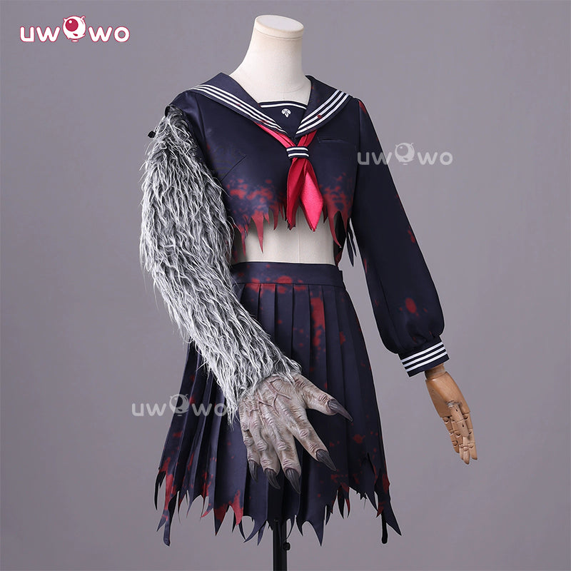 Uwowo Collab Series: Horror Game Fog Town Teen Girl Fox Form School Uniform Cosplay Costume XS-3XL