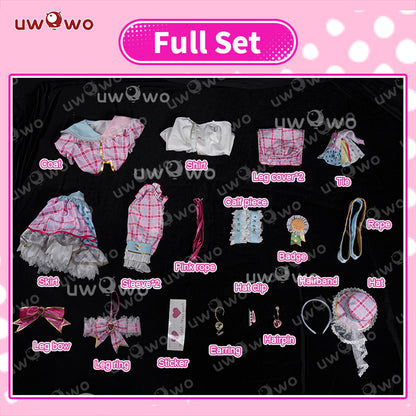 INSTOCK Uwowo Love Live! LoveLive Hanayo Koizumi Idol ver. Cosplay Costume S-3XL
