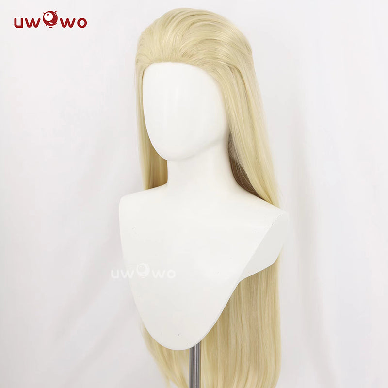 Uwowo League of Legends/LOL: Coven Evelynn Cosplay Wig Long Yellow Hair