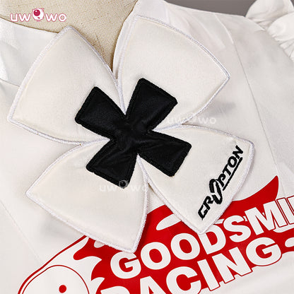 Uwowo Collab Series: V Singer Twin Tails Racing 2026 Cafe Ver. Cosplay Cosutme S-3XL