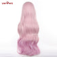 Uwowo Honkai Star Rail Cosplay Wig Jade Cosplay Wig Long Pink Hair