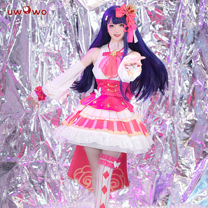 S-3XL INSTOCK-Uwowo Anime Oshi no Ko Ai Hoshino Idol Stage Performance Exhibition Ver. Cosplay Costume