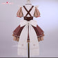 Uwowo Collab Series: Game Wuthering Waves WuWa Chisa Cafe Maid Cosplay Costume XS-3XL