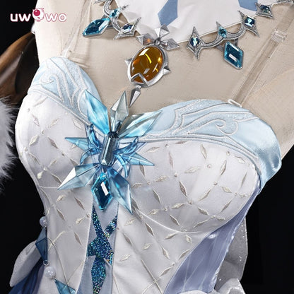 Uwowo Collab Series: Genshin Impact Tsaritsa Anastasya Snezhnaya Queen Cryo Archon Cosplay Costume XS-2XL