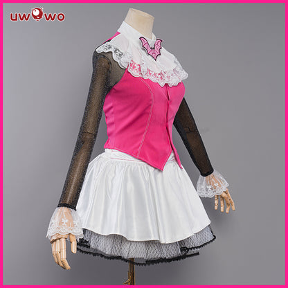 S-3XL INSTOCK Uwowo Upgrade Draculaura G1 Pink Suit Vampire Anime Female Halloween Cosplay Costumes