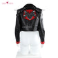 Uwowo Collab Series: LOL Arcane Season 2  Brawler Vi Pitfighter Black Jacket Suit Cosplay Costume