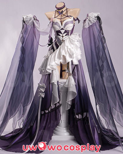 INSTOCK S-3XL Uwowo Game Honkai Star Rail Fanart Castorice Ethereal Gown Cosplay Costume