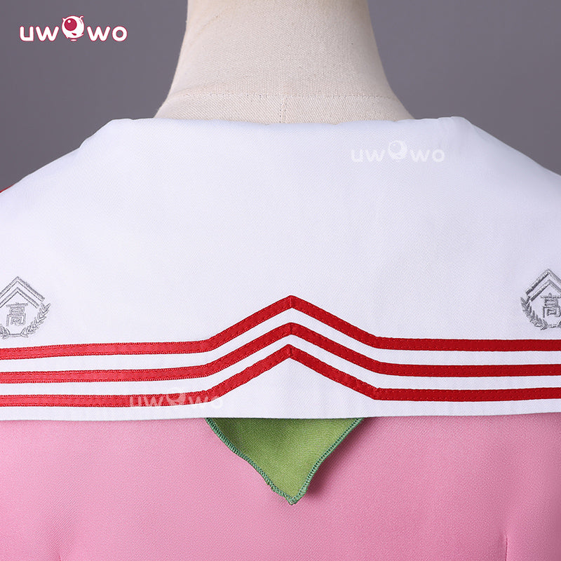 Uwowo Collab Series: Horror Game Fog Town Teen Girl Pink Rabbit Sailor School Uniform Cosplay Costume XS-3XL