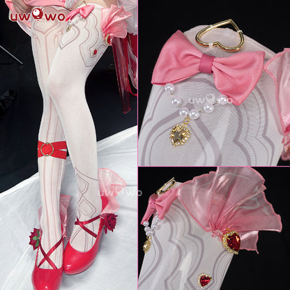INSTOCK S-3XL Uwowo Honkai Impact 3: Elysia New Battlesuit "Hi♪ Love Elf" Cosplay Costume S-3XL