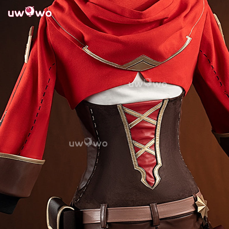 Uwowo Collab Series: Genshin Impact Amber Mondstadt Cosplay Cosutme S-2XL