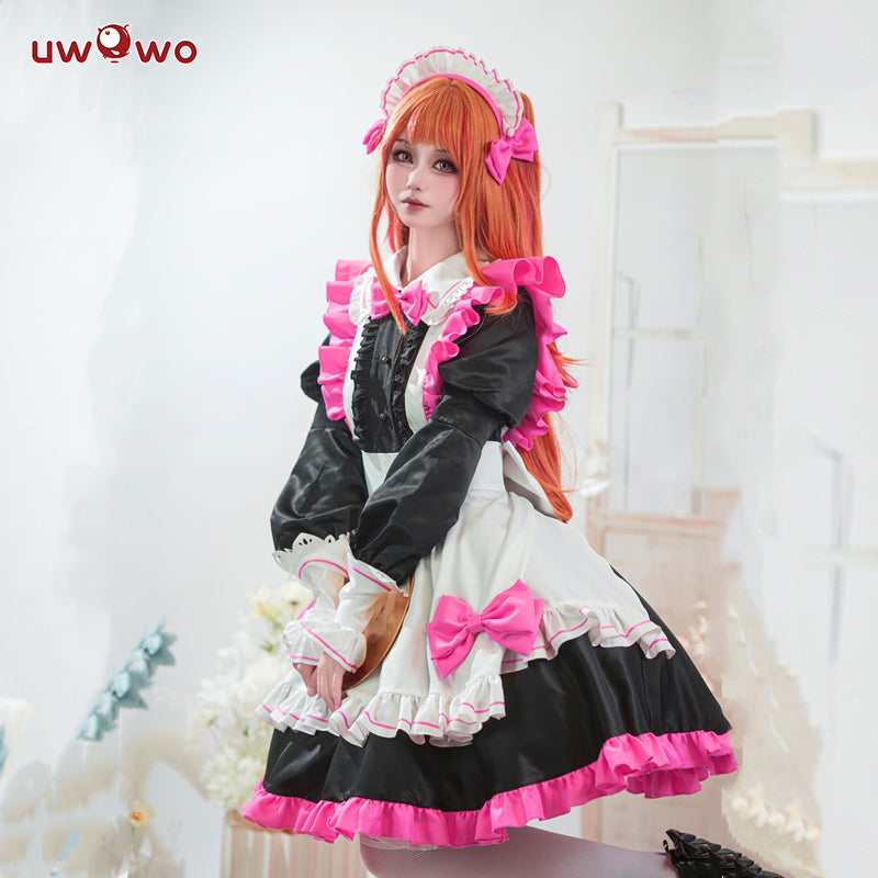 Uwowo Anime Oshi no Ko Cosplay Ruby Hoshino Maid Cosplay Costume Lolita Dress