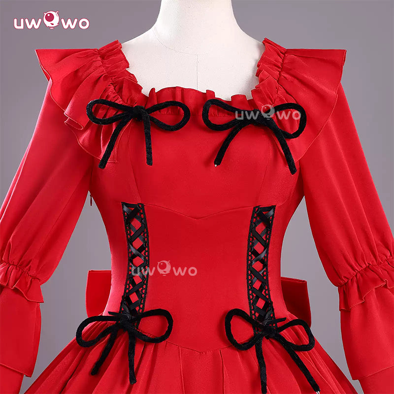 Uwowo Collab Series: Anime Scarlet El Vandimiona May I Ask for One Final Thing? Gown Cosplay Costume XS-3XL