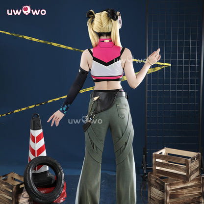 Uwowo Collab Series: Game Overwatch 2 x LE SSERAFIM Fearless Juno Cosplay Costume XS-XXL