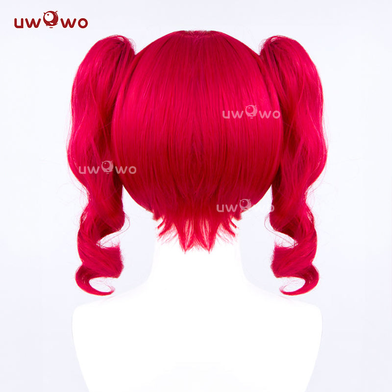 【Pre-sale】Uwowo V Singer Kasane Teto Mesmerizer Cosplay Wig Middle Wine Hair With Pony Tails