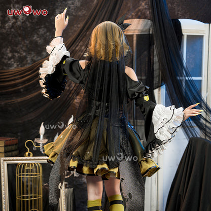 【Clearance Sale】【In Stock】Uwowo V Singer Rascal Collab Witch Gothic Halloween Cosplay Costume