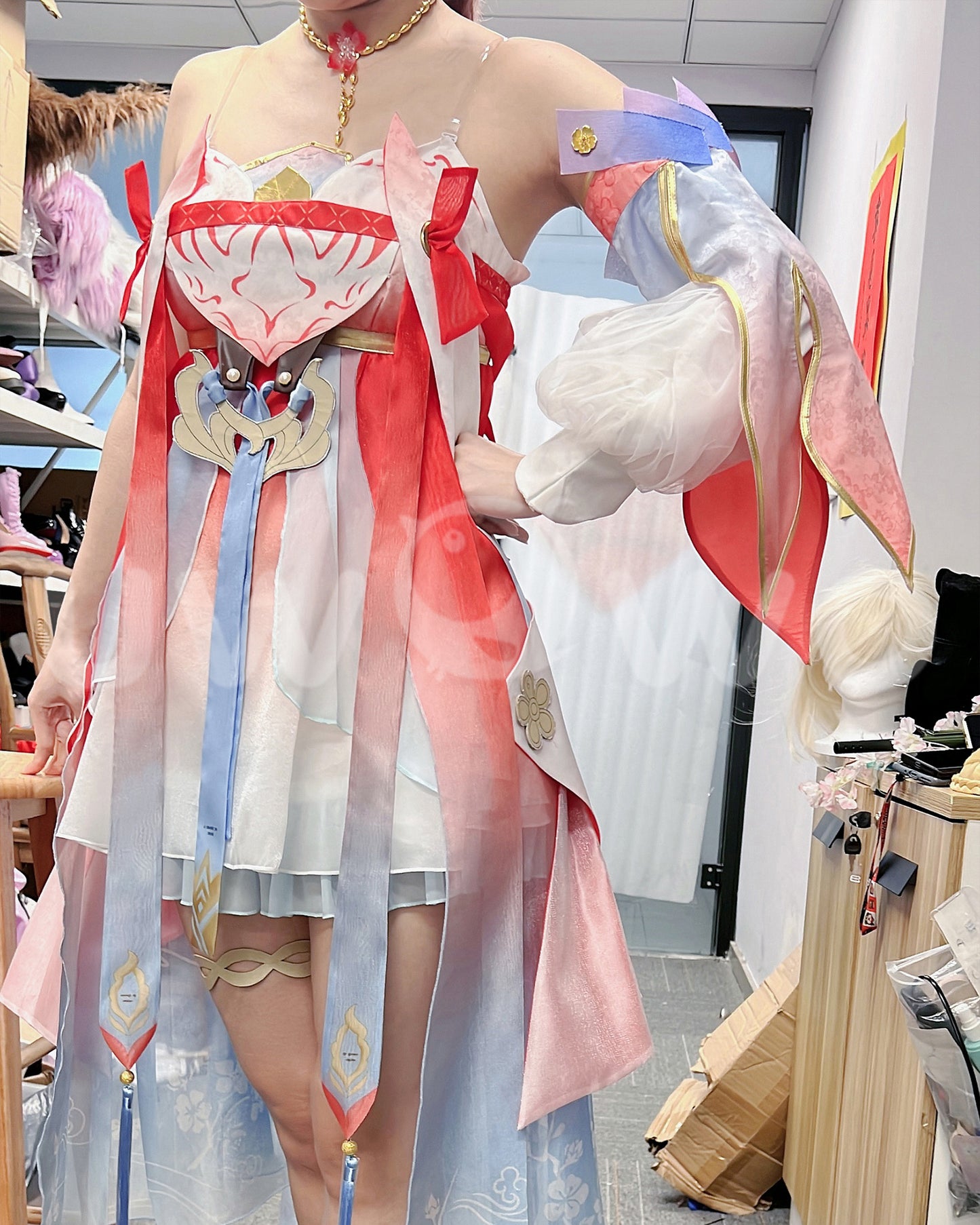 【Confirmed】Uwowo Game Wuthering Waves Jinhsi Peach Blossom Cosplay Costume