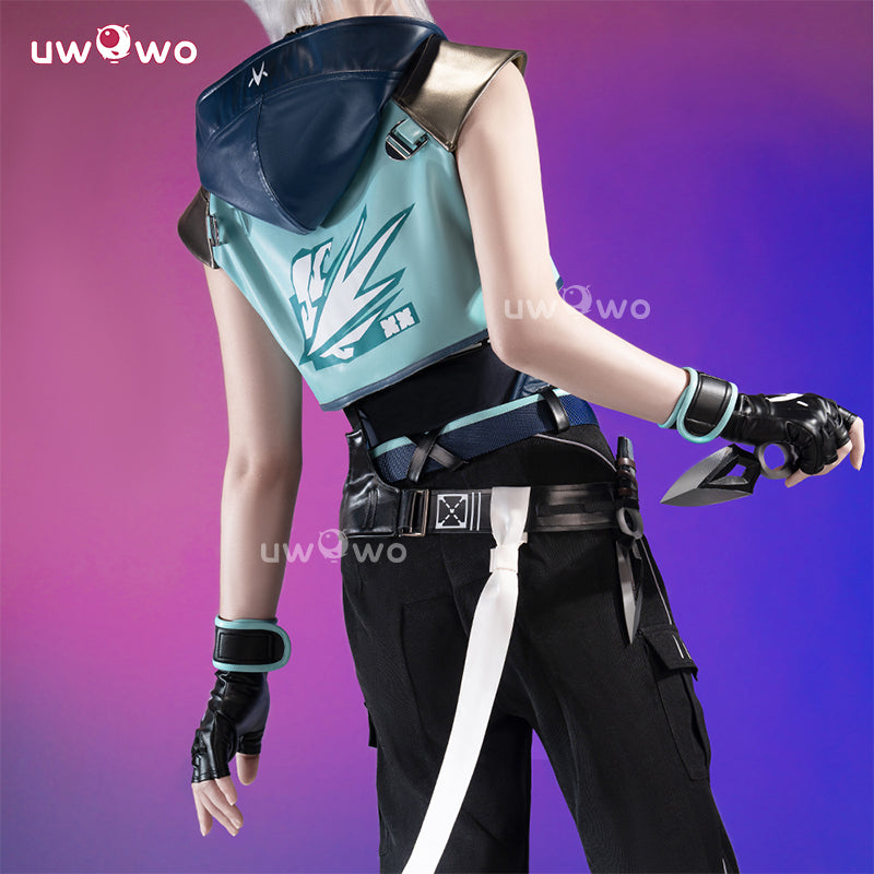 Uwowo Collab Series: Game Valorant Jett Cosplay Costume S-XL