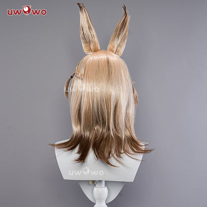 Uwowo Game Genshin Impact Kaveh Cosplay Wig Middle Yellow Hair