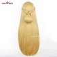 Uwowo Anime Delicious in Dungeon Marcille Donato Cosplay Wig Long Yellow Hair