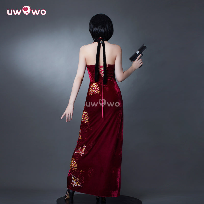 Uwowo Collab Series: Game Ada Velvet Qipao Chinese Dress Cosplay Costume