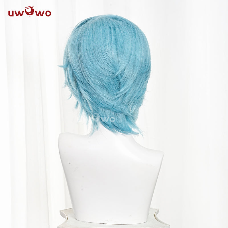 Uwowo Anime Oshi no Ko Season 2 Aqua Cosplay Wig Short Blue Hair