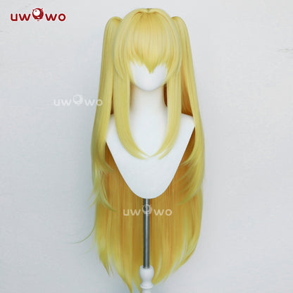 Uwowo Azur Lane x To Love Ru Golden Darkness Cosplay Wig Long Yellow Hair