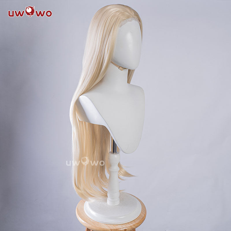 Uwowo League of Legends/LOL: Coven Evelynn Cosplay Wig Long Yellow Hair