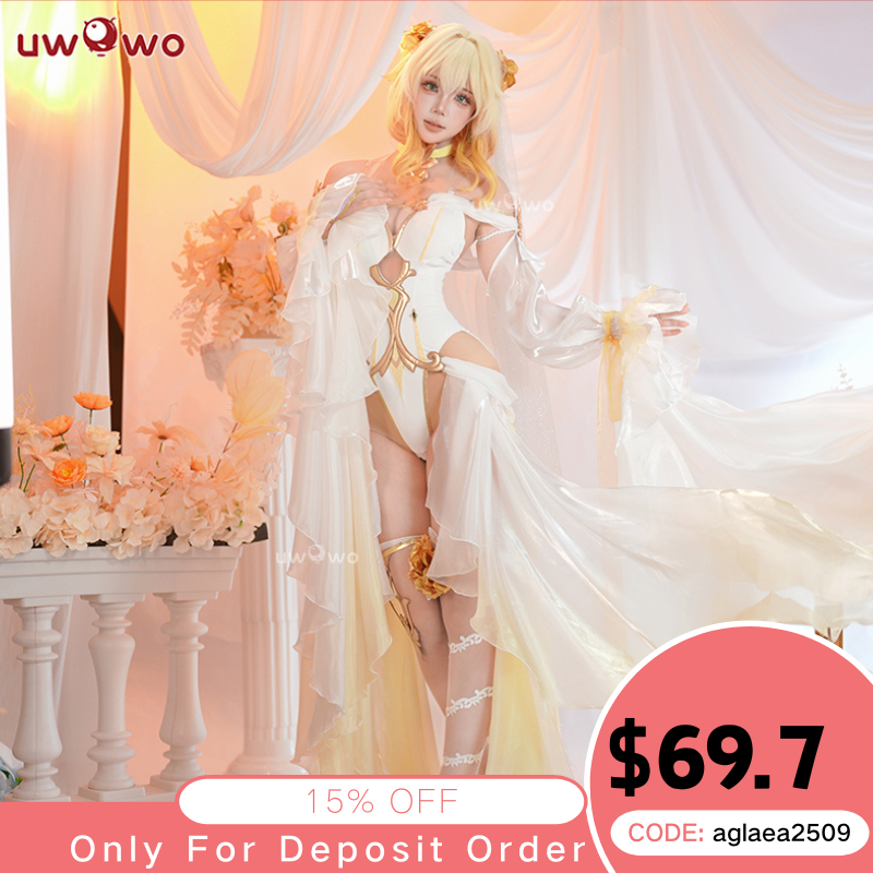 【Pre-sale】Uwowo Honkai: Star Rail Aglaea Bride Fanart Cosplay Costume