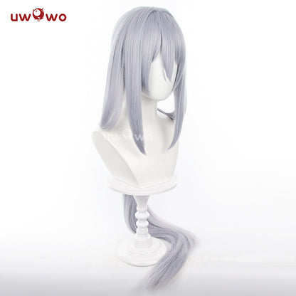 Uwowo Honkai: Star Rail Hanya Cosplay Wig Long Silver Hair