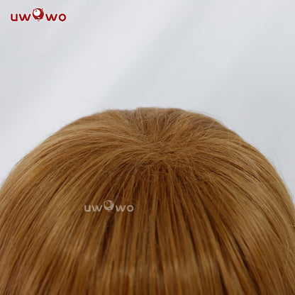 Uwowo Game Fox Cosplay Wig Long Brown Hair With Ears