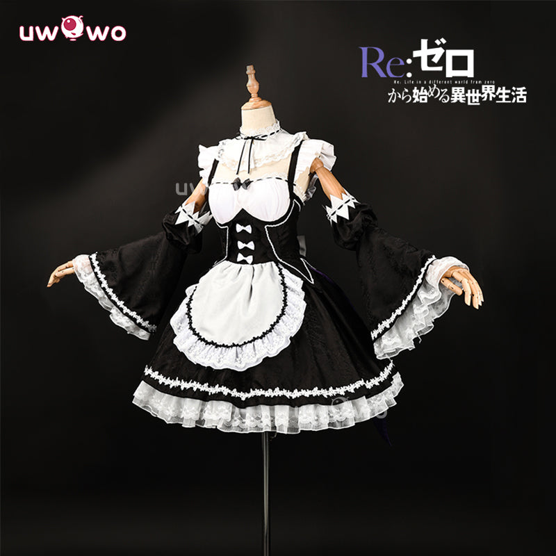 Uwowo Collab Series:Re: Zero Lost in Memories Rem Maid Cosplay Costume