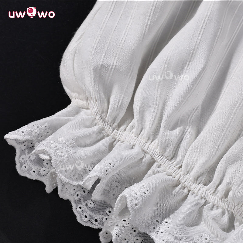 Uwowo Collab Series: Elegant Lace Ruffle Lounge Dress HomeWear Pajama Cosplay Cosutme S-XL