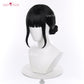 Uwowo Kpop Huntrix Zoey Cosplay Wig Middle Black Hair Hair