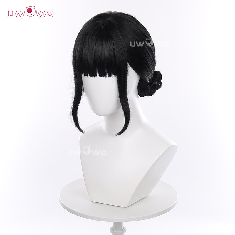 Uwowo Kpop Huntrix Zoey Cosplay Wig Middle Black Hair Hair
