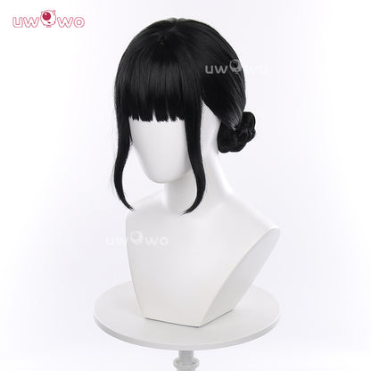 Uwowo Kpop Huntrix Cosplay Wig Middle Black Hair Hair