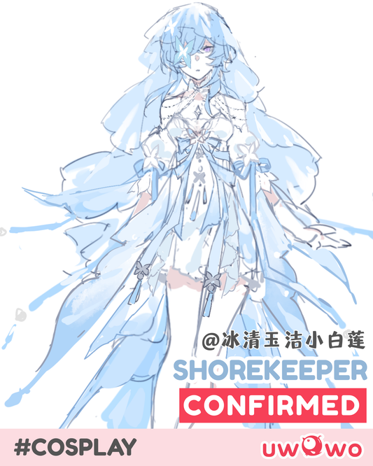 CONFIRMED Uwowo Game Wuthering Waves Shorekeeper Wuxia Chinese Style Fanart Cosplay Costume