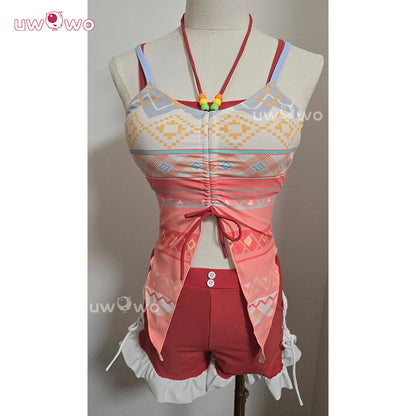 Uwowo Collab Series: Love and Deepspace MC 'My' Midsummer Reverie Caleb Couple Water-Ready Swimsuit Cosplay Costume S-XL