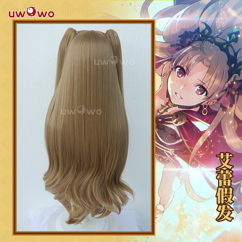 【Pre-sale】Uwowo Game Fate/Grand Order FGO Space Ereshkigal Beast Stage 3 Cosplay Wig Long Yellow Hair