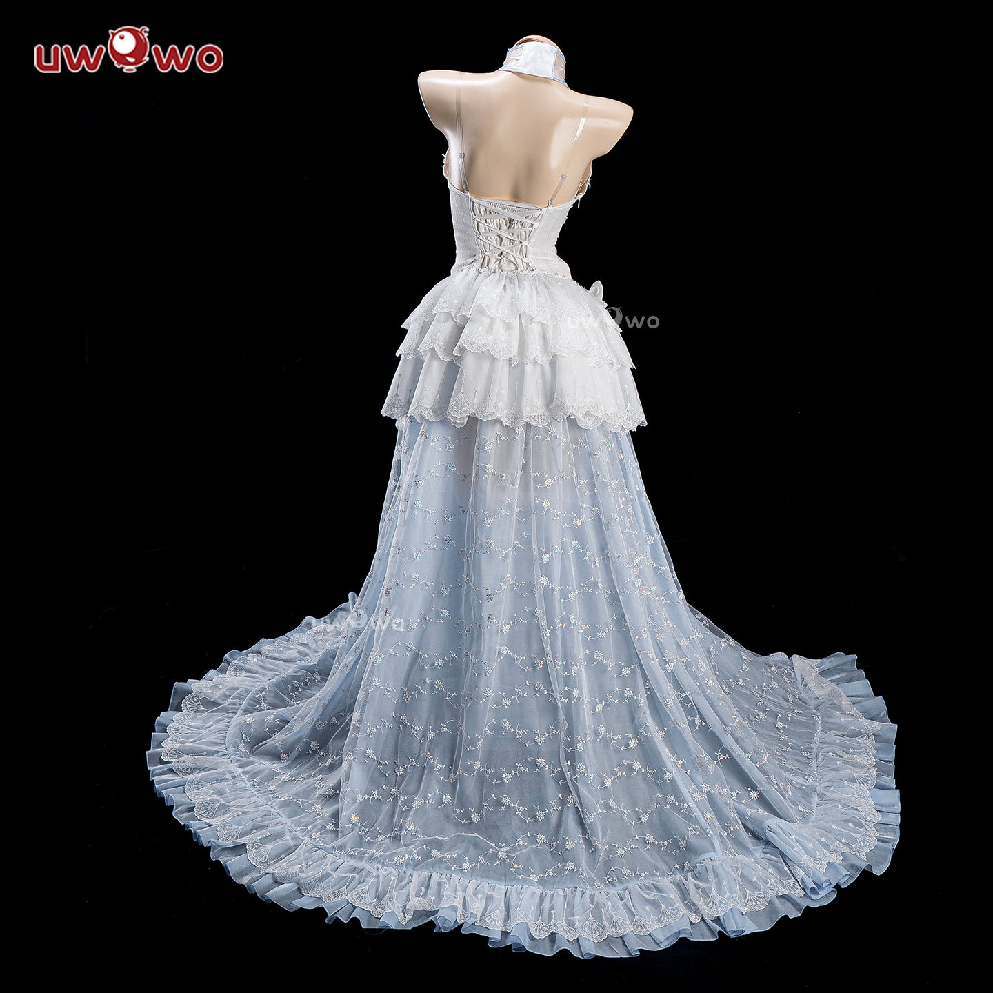 Uwowo Azur Lane Cheshire Oath Wedding Dress Bride Boudoir Cosplay Costume