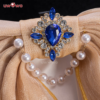 [Last Batch] INSTOCK-Uwowo Genshin Impact Fanart Navia Gown Dress Cosplay Costume