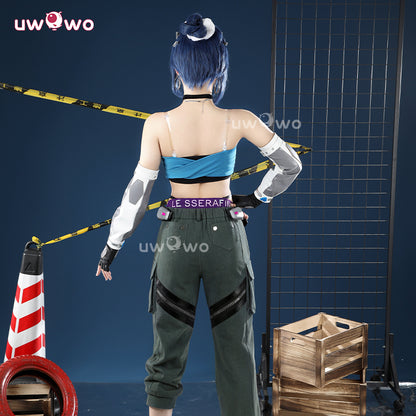 Uwowo Collab Series: Game Overwatch 2 x LE SSERAFIM Fearless DVA Cosplay Costume XS-XXL