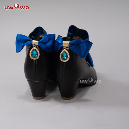 Uwowo Genshin Impact Furina Focalors Hydro Archon Fontaine Rococo Style Cospaly Shoes