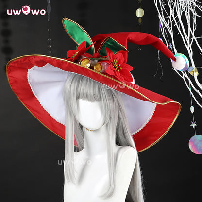 Uwowo Collab Series: Re: Zero Emilia Christmas Ver. Cosplay Costume XS-2XL