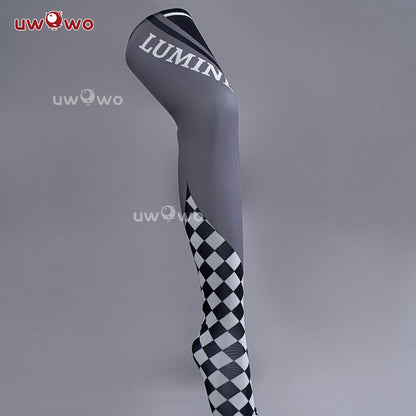 【Clearance Sale】[Last Batch]【In Stock】Uwowo Genshin Impact Fanart Racing Lumine Traveler Casual Outfit Cosplay Costume