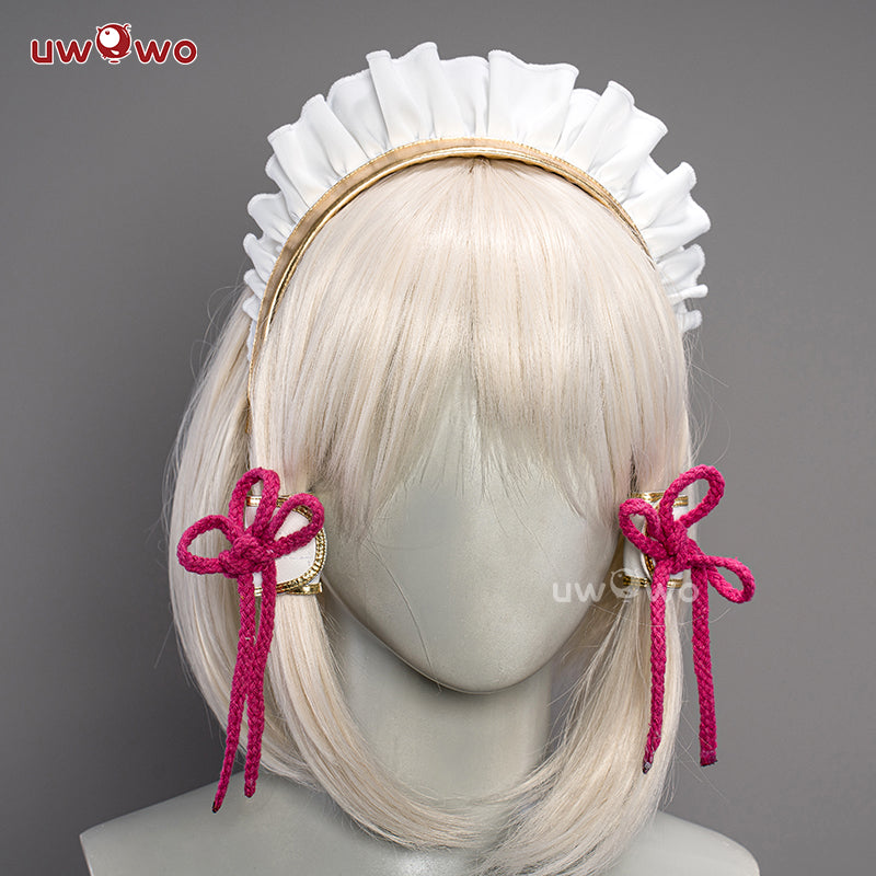 【Clearance】Uwowo Genshin Impact Fanart Kamisato Ayaka Cute Maid Cosplay Costume