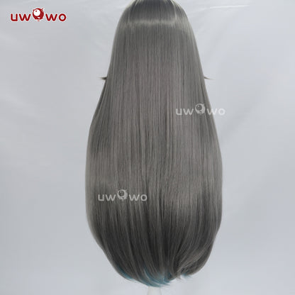 【Pre-sale】Uwowo Honkai Impact 3: Vita Lone Planetfarer Cosplay Wig Long Gray Hair